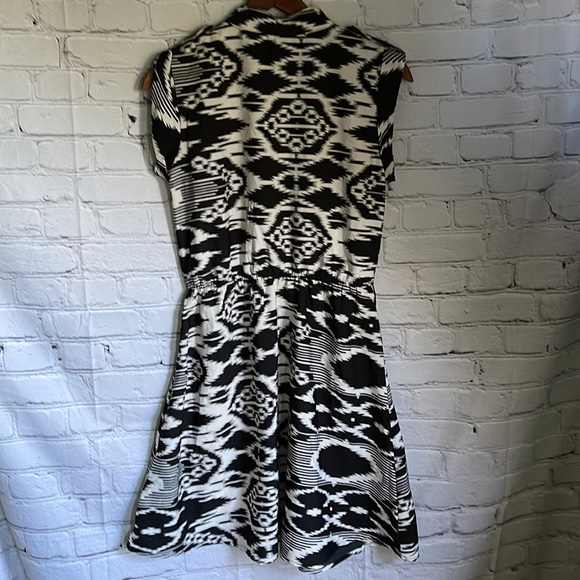 Speed Control Black & White Aztec Print Mini Dress Size S - Picture 4 of 5